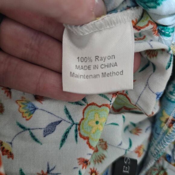 Zesica White Floral Bohemian Hippie Flowy Maxi Skirt - Picture 5 of 5